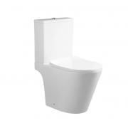 Унітаз підлоговий Qtap Dove Rimless безобідковий з сидінням Soft-close WHITE QT06228380BW Унітаз підлоговий Qtap Dove Rimless безобідковий з сидінням Soft-close WHITE QT06228380BW